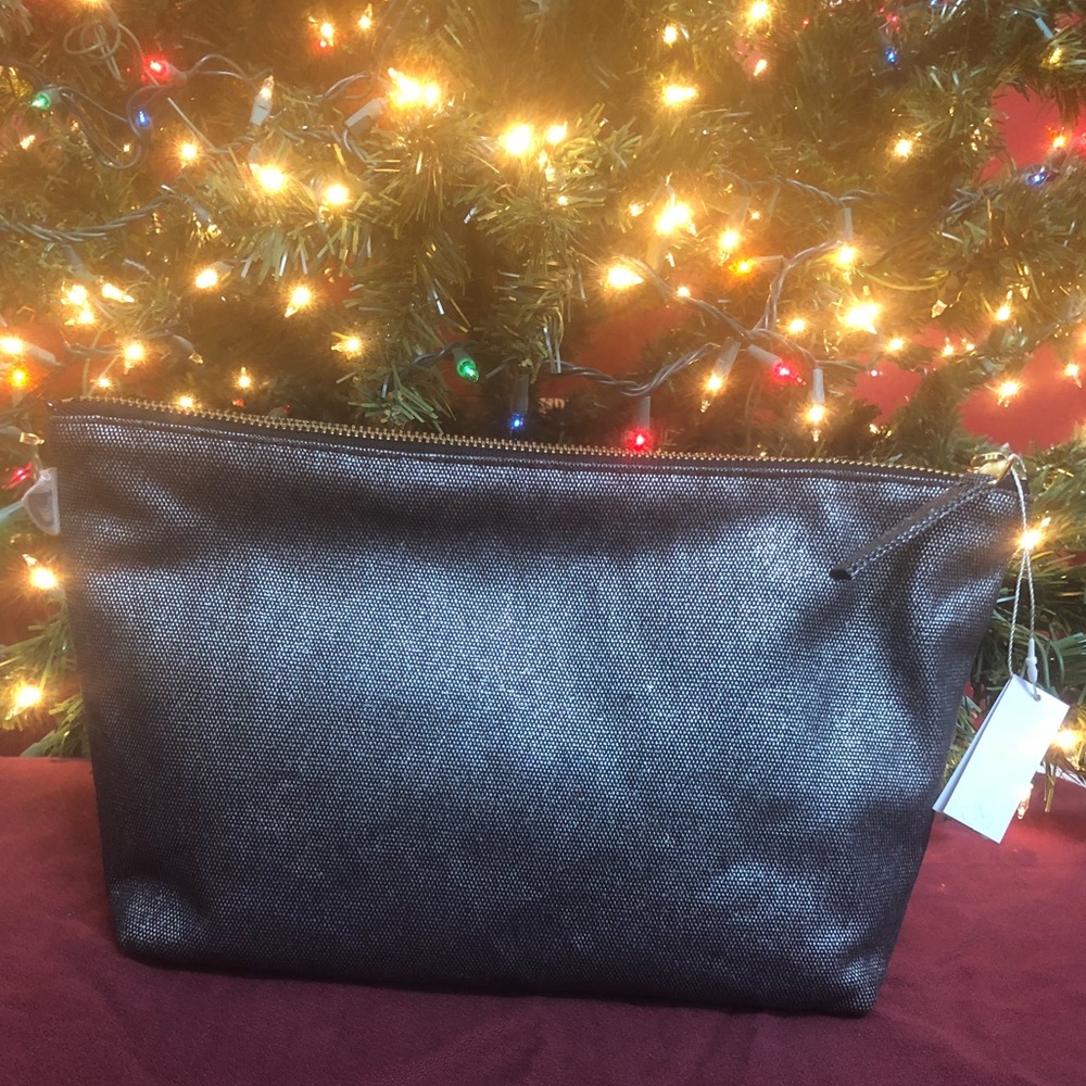 Quilted Koala Lrg Metallic Makeup/Accessories bag